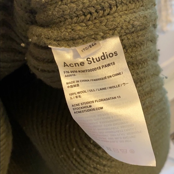 ACNE KNIT SWEATER SIZE SMALL - Picture 3 of 5